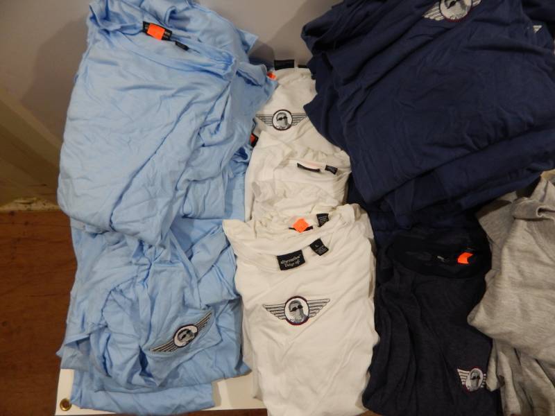 Large Lot of New Marcel Luske The Flying Dutchman Mens and Womens T-Shirts