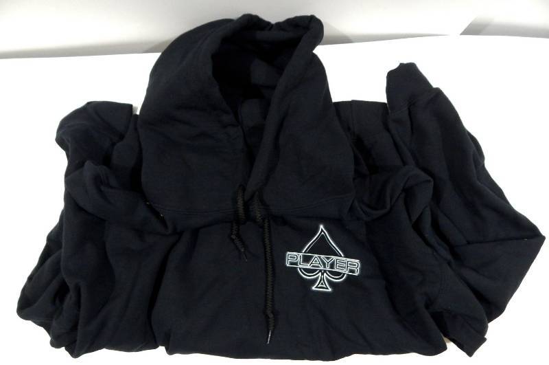 Lot of New Mens Gambling Pin Up Themed Black Hoodies