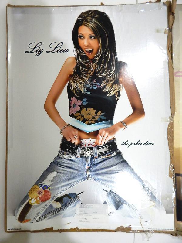 Large Lot of Poker Star Liz Lieu Posters