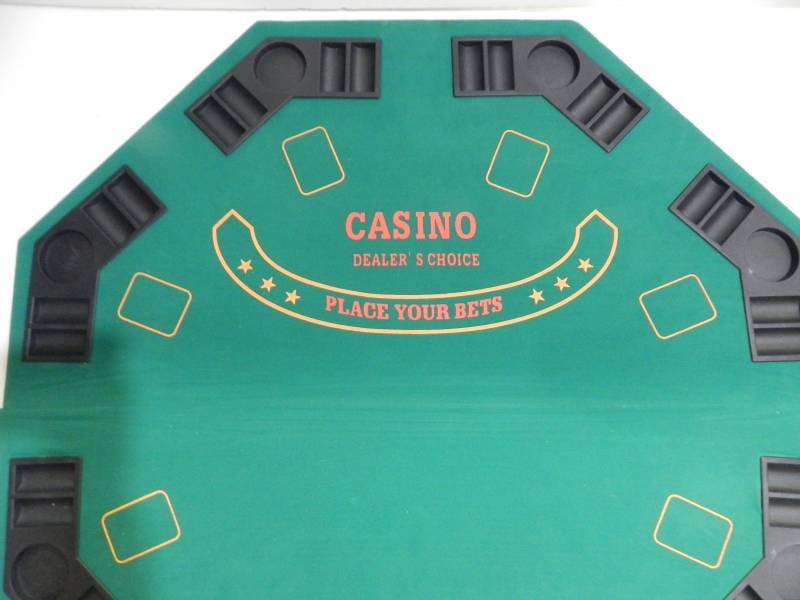 Tournament Used Eight Player Poker Table Topper