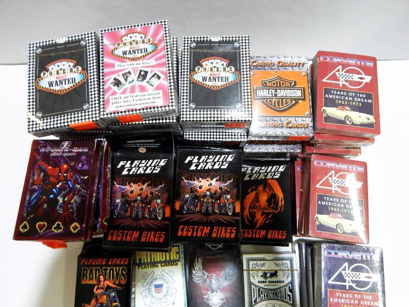 Large Lot of Playing Card Decks
