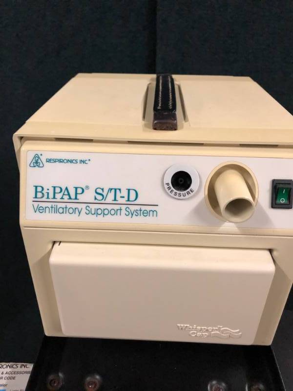 lot 19 image: RESPIRONICS INC MOBILE BIPAP ST-D VENTILATORY SUPPORT SYSTEM