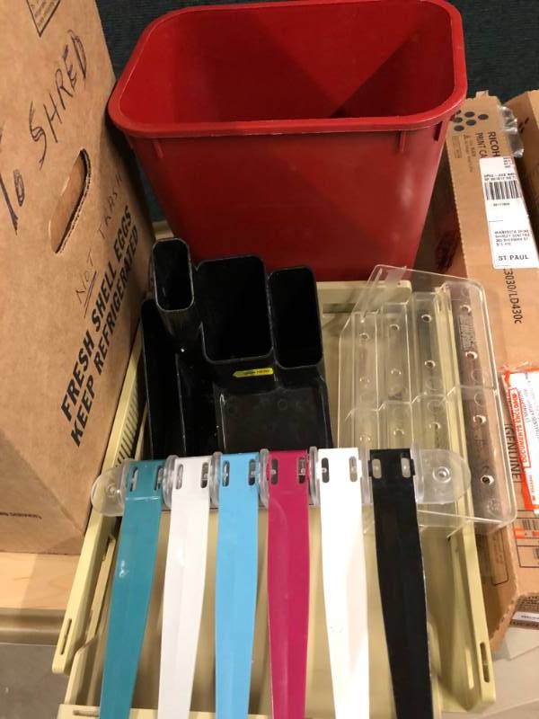 lot 5 image: MISC OFFICE ITEMS LOT OF (3) PRINTING TONER