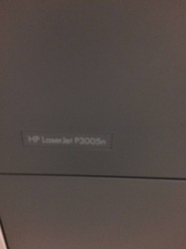lot 9 image: HP LaserJet P3005N Printer Q7814A - Excellent Working Condition Power Cord Included
