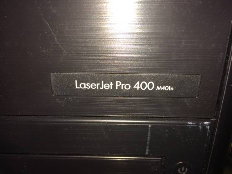 lot 10 image: LaserJet Pro 400 M401n Laser Printer -Excellent Working Condition Power Cord Included