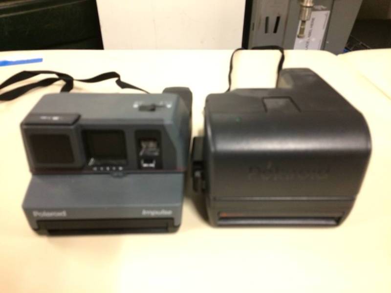 lot 64 image: TWO POLAROID CAMERAS