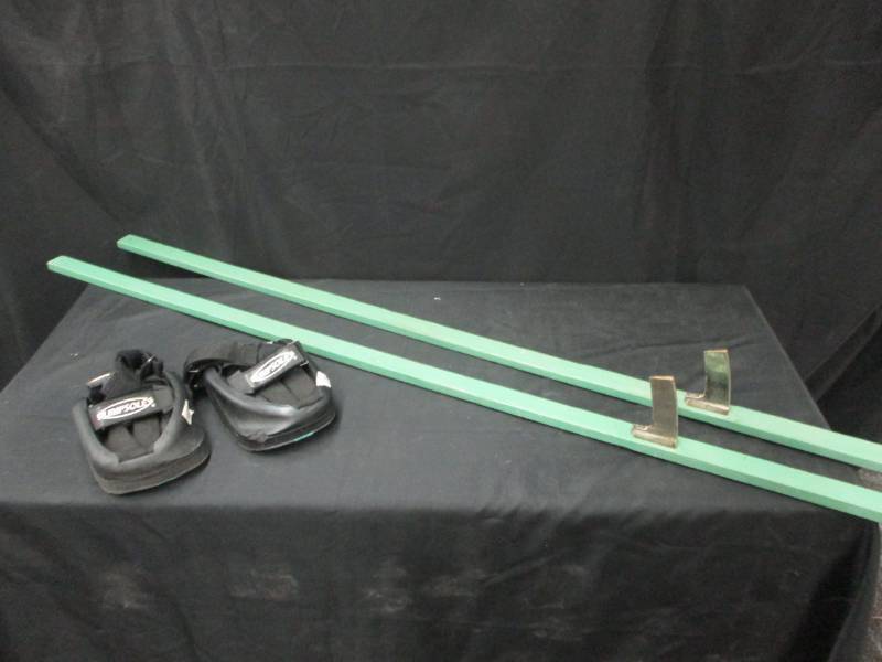lot 11 image: Stilts and jumper shoes help to make you jump higher