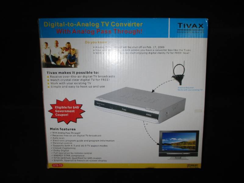 lot 82 image: Digital to analog tv converter