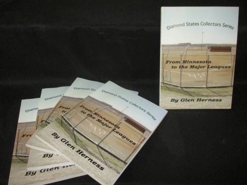 lot 107 image: 5 Count Diamond State Collector Series From Minnesota toThe Major Leaugues Signed By Author Glen Herness Ashby Complex on the front