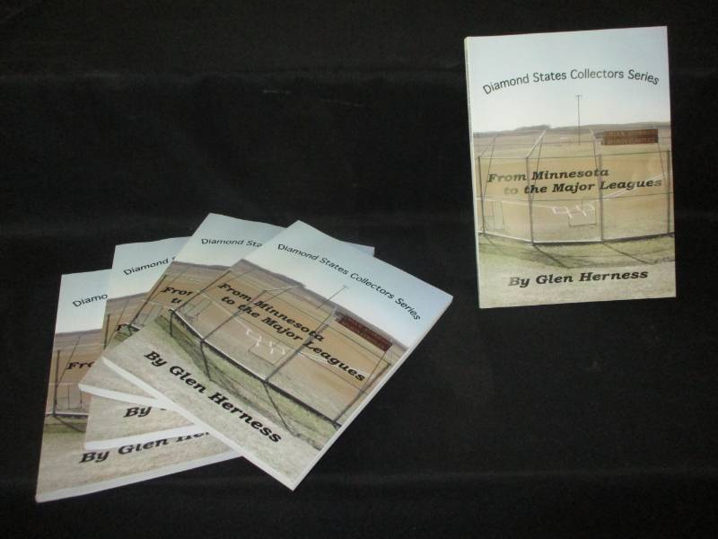 lot 108 image: 5 Count Diamond State Collector Series From Minnesota toThe Major Leaugues Signed By Author Glen Herness Ashby Complex on the front