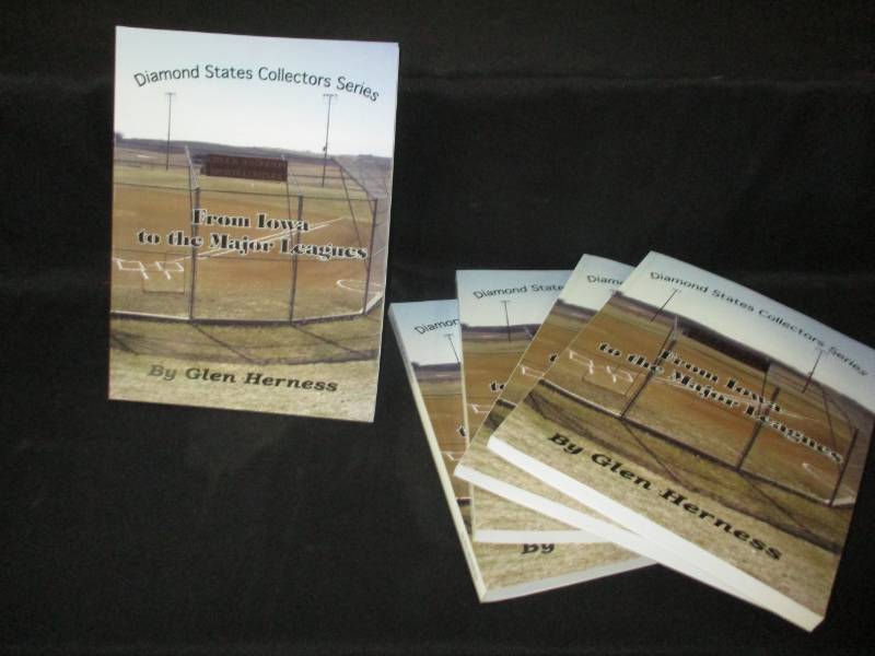 lot 114 image: 5 Count Diamond State Collector Series From Iowa toThe Major Leaugues Signed By Author Glen Herness Ashby Complex on the front