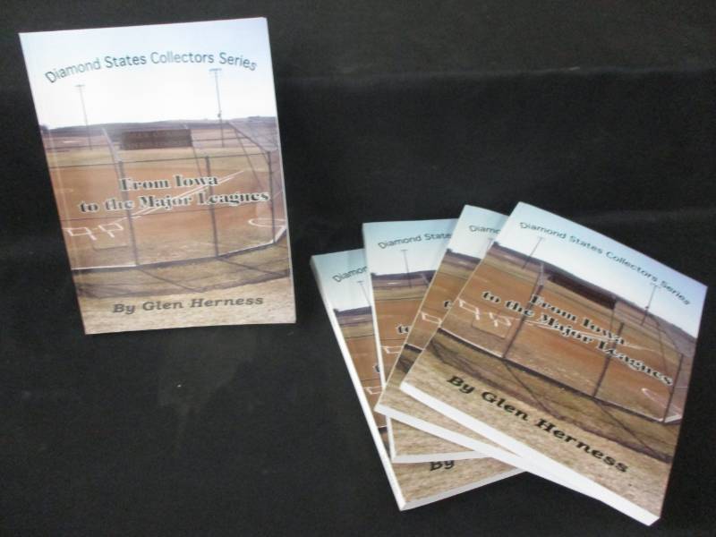 lot 115 image: 5 Count Diamond State Collector Series From Iowa toThe Major Leaugues Signed By Author Glen Herness Ashby Complex on the front