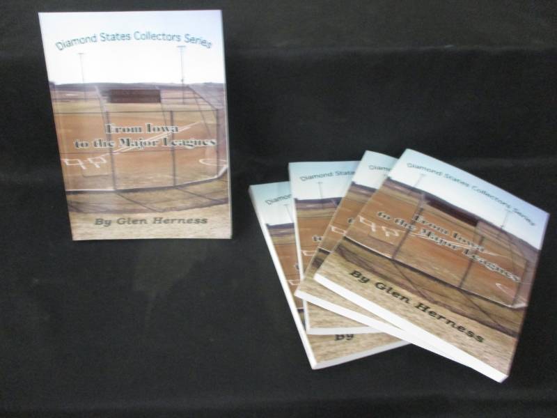 lot 116 image: 5 Count Diamond State Collector Series From Iowa toThe Major Leaugues Signed By Author Glen Herness Ashby Complex on the front