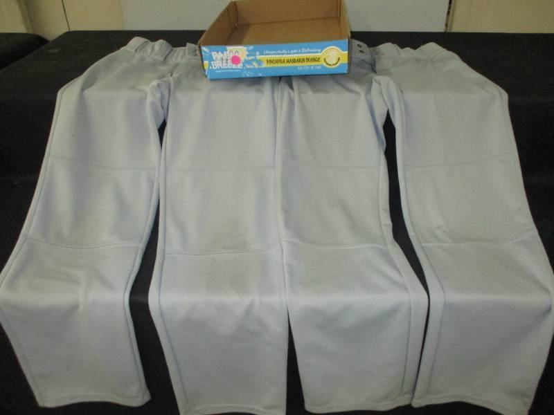 lot 129 image: 2 pairs of Youth Large Baseball Pants