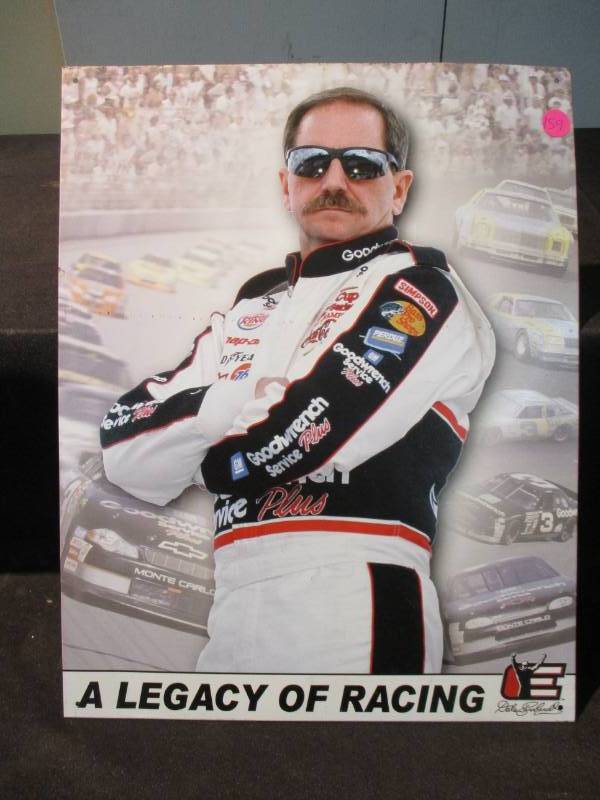 lot 159 image: A Legacy for Racing Metal Sign