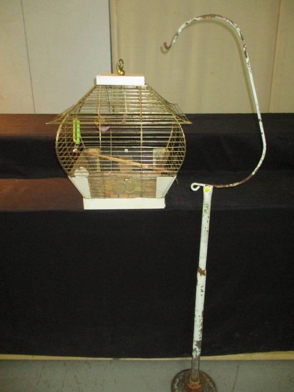 lot 199 image: BirdCage and Stand