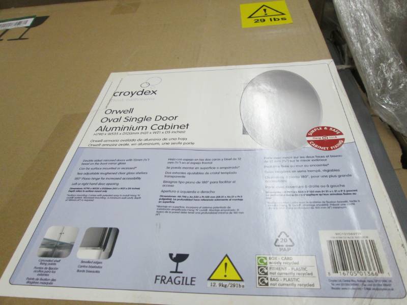Croydex 21 in. W x 31 in. H Framele...