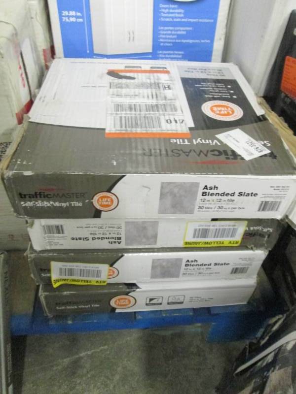 4 Cases TrafficMaster Ash 12 in. x ...