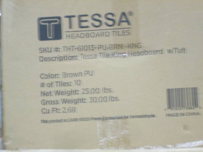 Foremost Tessa Espresso King Headbo...