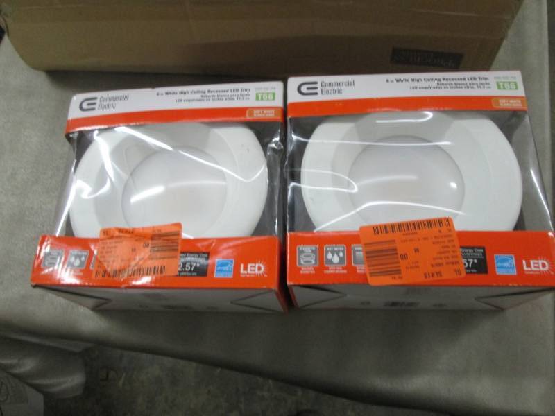 Lot of 2 Commercial Electric 6 in. ...
