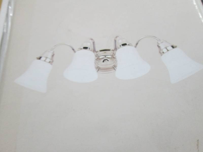 Hampton Bay 4 Light Vanity Fixture ...