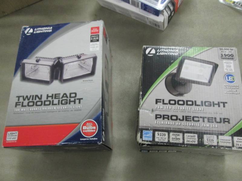 Lot of 2 Lithonia Lighting Flood Li...