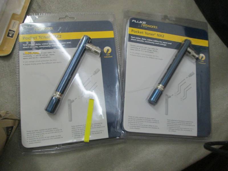 Lot of 2 Fluke Networks Pocket Tone...