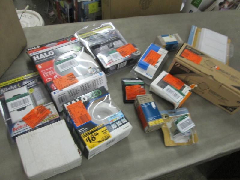 Mixed Lot of Trims, Doorbell, Light...