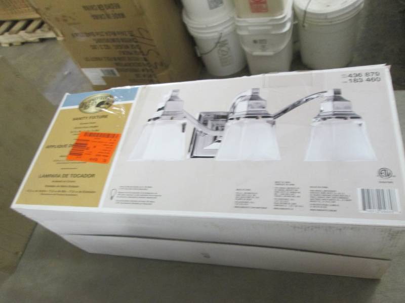 Hampton Bay 3-Light Chrome Vanity L...