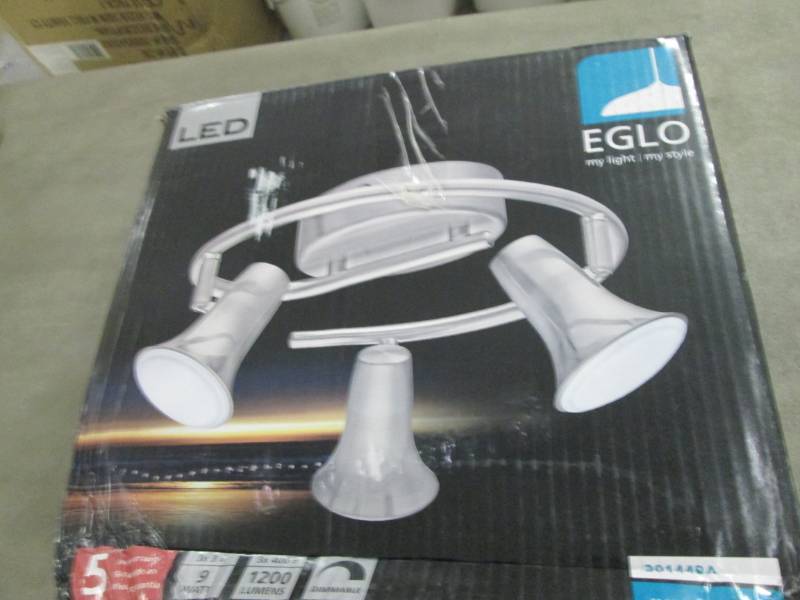 Eglo Jumilla LED 3-Light Matte Nick...
