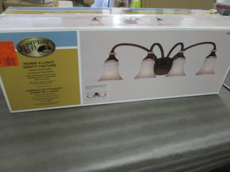 Hampton Bay Reims 4-Light Berre Wal...