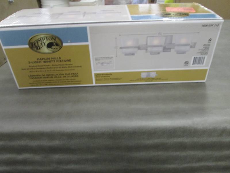 Hampton Bay Harlin Hills 3-Light Br...