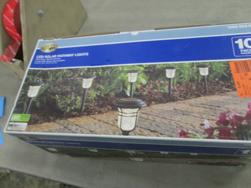 Hampton Bay Solar Powered Black LED...