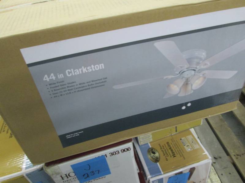 Clarkston 44 in. Indoor White Ceili...