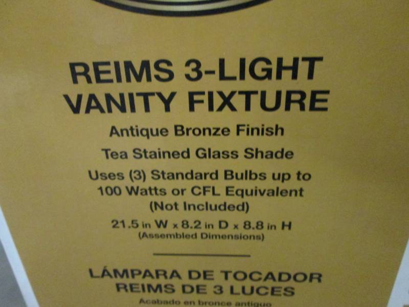 Hampton Bay Reims 3-Light Berre Wal...