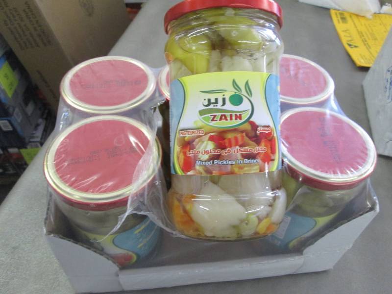 4 Cases of 6 Jars Zain Mixed Vegeta...