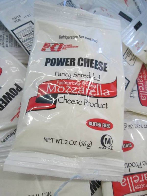 Case of 2 oz Power Cheese Shredded ...