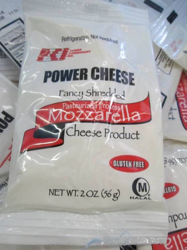 Case of 2 oz Power Cheese Shredded ...