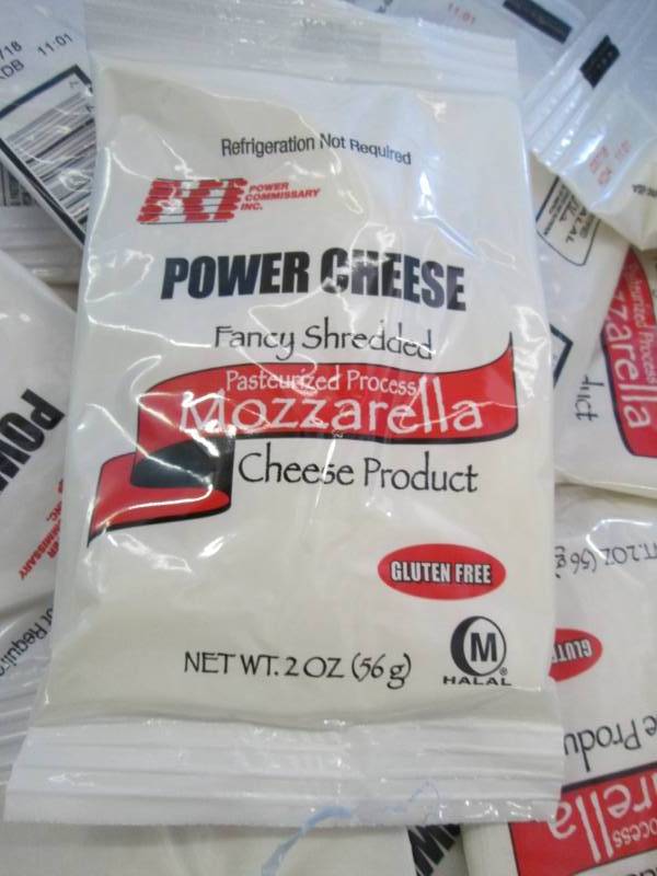 Case of 2 oz Power Cheese Shredded ...