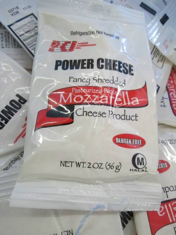 Case of 2 oz Power Cheese Shredded ...
