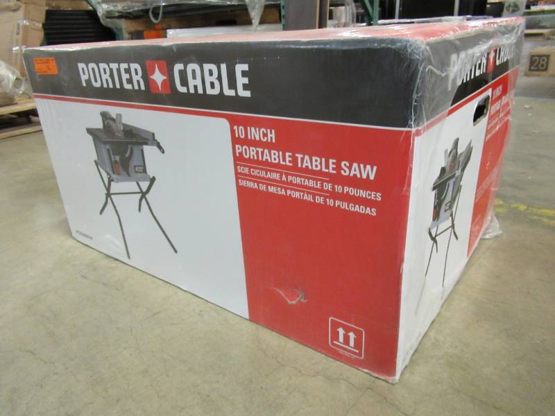 lot 308 image: PORTER-CABLE 10-in Carbide-tipped 15-Amp Table Saw PCX362010 - NEW IN BOX