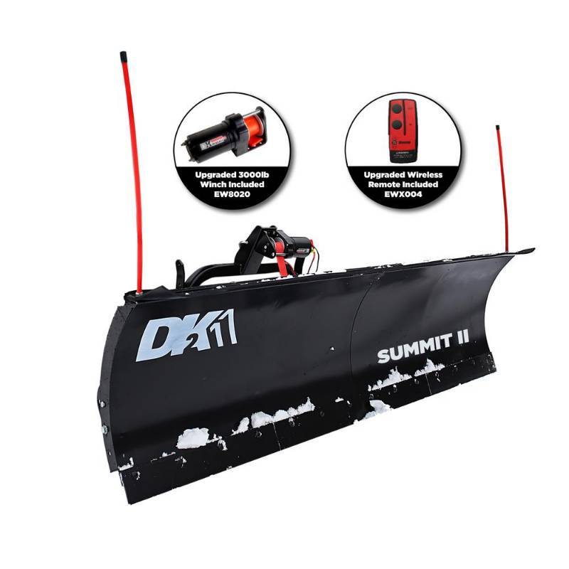 lot 325 image: Summit II Series 88 in. x 26 in. Snow Plow for Trucks and SUVs (Requires Custom Mount - Sold Separately) Model Detail K2