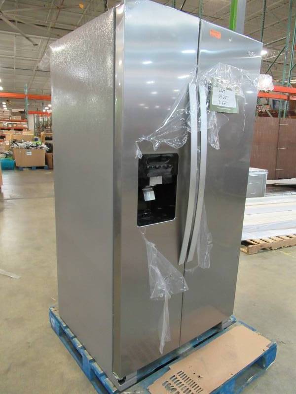 whirlpool fingerprint resistant side by side refrigerator