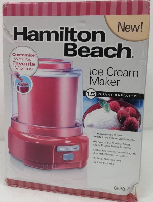lot 36 image: Ice Cream Maker, as-new in box