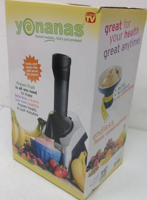 lot 54 image: Yonanas Frozen Fruit Desert Maker, as-new in box