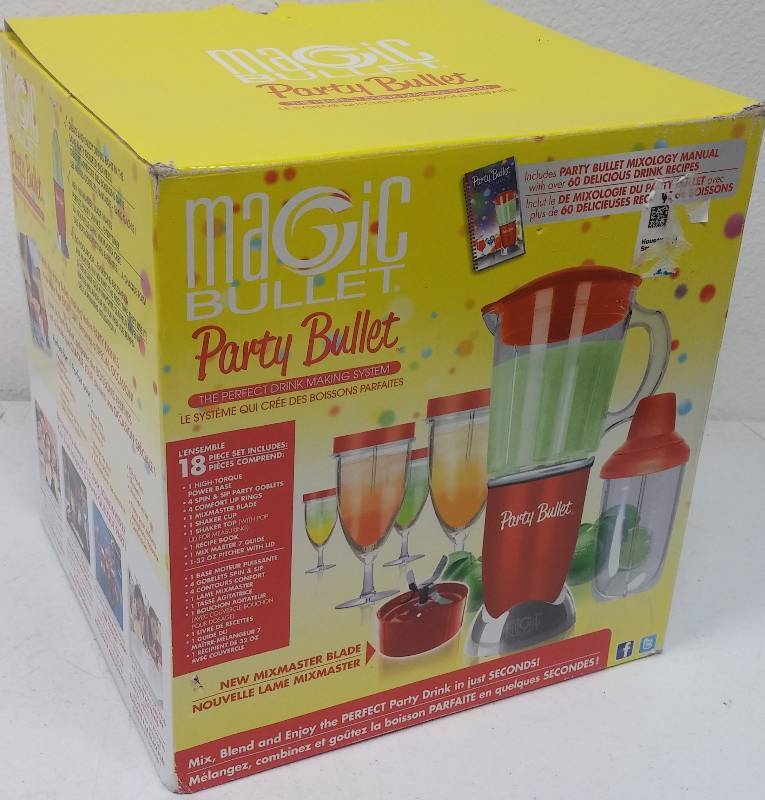 lot 27 image: Magic Bullet DParty Bullet, as-new in box