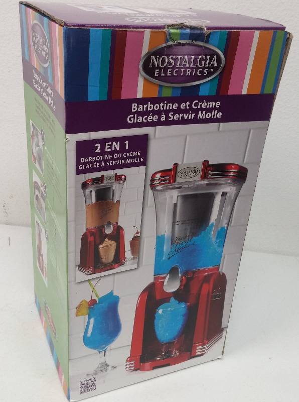 lot 72 image: Slush Maker & Soft Serve Ice Cream, as-new in box