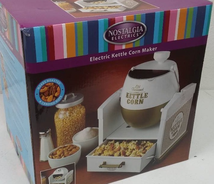 lot 5 image: Electric Kettle Corn Maker, as-new in box