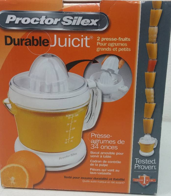 lot 77 image: Durable Juicit Citrus Juicer, as-new in box