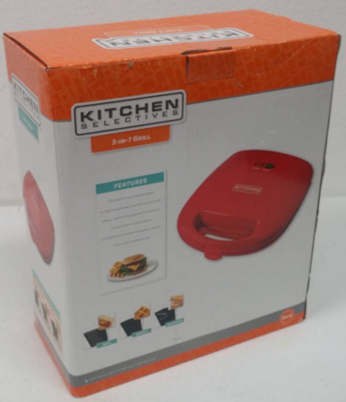 lot 80 image: 3-in-1 Grill, as-new in box